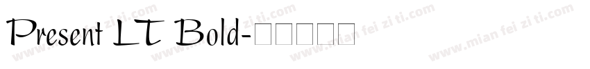 Present LT Bold字体转换
